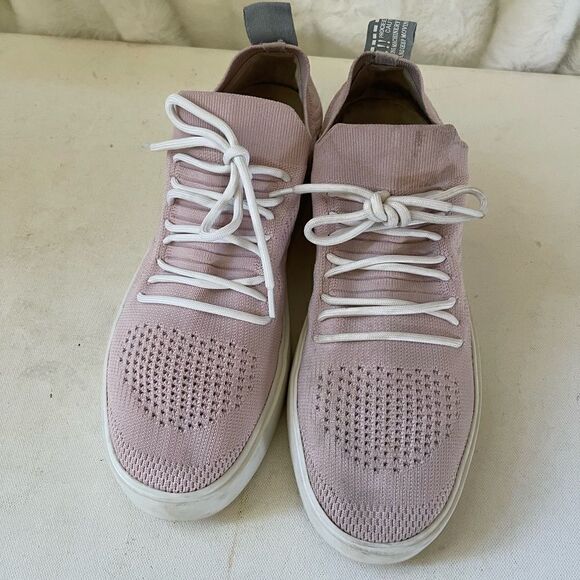Steve Madden Brixie light pink with white lace fashion sneakers  size 10M - Picture 5 of 9